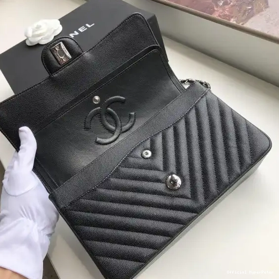 HyperPeter CHANEL CAVIAR 25.5cm BAG FLAP 0706